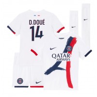 Paris Saint-Germain Desire Doue #14 Bortatröja Barn 2024-25 Kortärmad (+ Korta byxor)